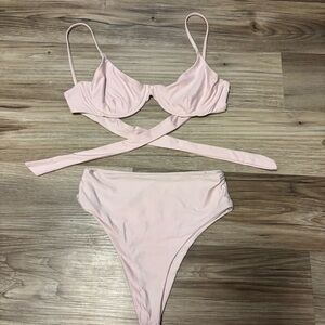 Kasa Kai Pink Women's Swimwear Set